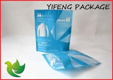 Clear Clothes Stand Up Packaging Bag High barrier Custom made