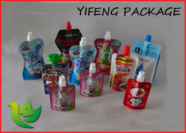 Custom Printed Barrier Spout Pouch For Liquid Water Juice or Jelly