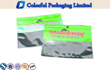 PET / VMPET / PE Laminated Pouch For Fishing Hooks Baits Packing