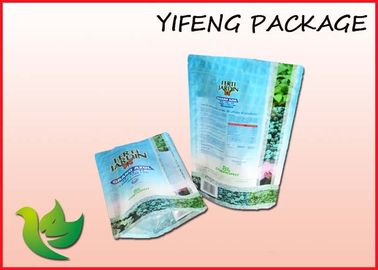 Chemical Fertilizer Plastic Stand Up Pouches With Zip Lock Customized Printed