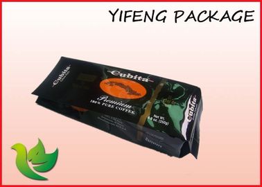 250G Side Gusset Coffee Packaging Bag With Printing / Foil Coffee Bag