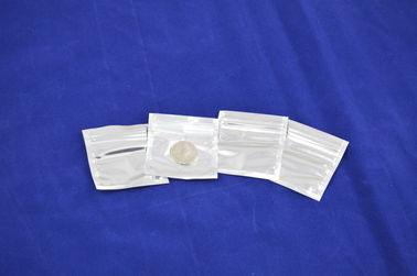 Small Aluminium Foil OPP / AL / PE Pouch Zipper Packaging , Grip Seal Bags
