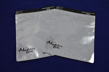 Resealable Eco Zipper Pouch Packaging Metalized Foil / Custom Printed