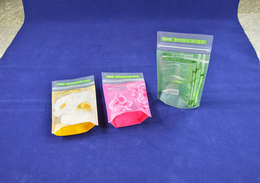 Small Size laminated Stand Up Pouch Packaging With Reclosable Zipper