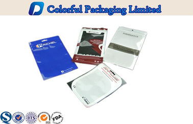 Plastic Laminated Zipper Pouch For Digital USB  Line Packing