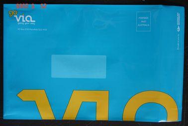 Niebieska metalizowana folia samoprzylepna Mailing Plastikowe torby do wysyłki odzieży
