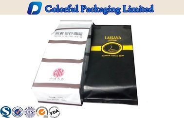 Colorful Back Side Gusset Coffee Packaging Bags with Flat Bottom