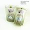 plastic ziplock zipper bag stand up pouch with clear window