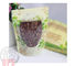 Customized 80 Micron Leaf Stand Up Pouch , Plastic Zipper Pouch