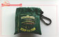 Silk Screen On Fabric Dog Poop Bag Carrier With Compostable And Bio Printing Bag