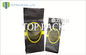 Matt Quad Seal Printed Coffee Packaging Bags With Tin tie , Multilayer Laminated