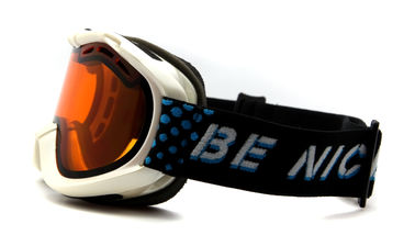 Anti Slip Outdoor White Kids Snowboarding Goggles Flat Light Ski Goggles for Boys