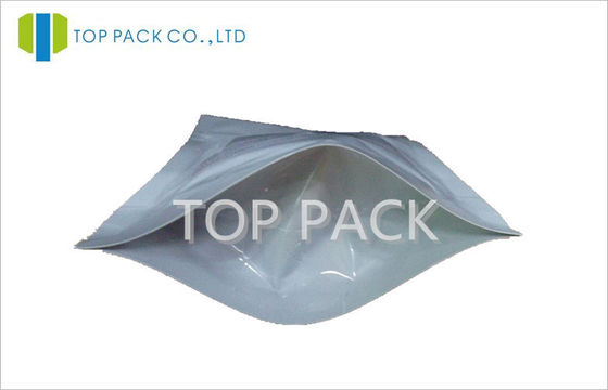 Biała folia aluminiowa Stand Up Pouch Resealable For Tea With Zipper