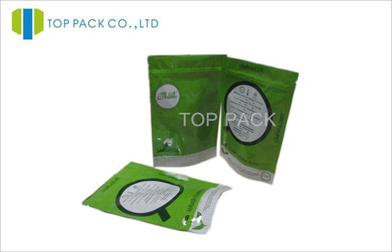 Torebki z zielonej herbaty z tworzywa sztucznego Stand Up 500 Gram z dolnym klinem