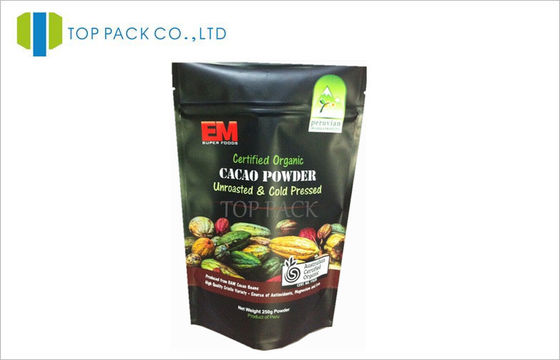 Zdrowa żywność Puder na proszek Stand Up Food Pouches Custom Matte Finish
