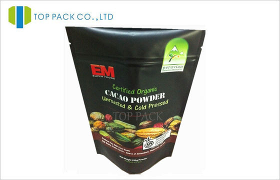 Zdrowa żywność Puder na proszek Stand Up Food Pouches Custom Matte Finish