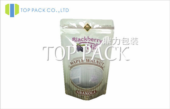 Zip Lock Stand Up Food Woreczki z wycięciem łez, woreczki z tworzywa sztucznego Blackberry