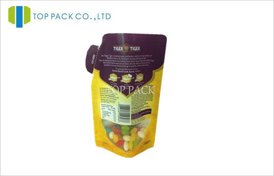 Protein Powder Food Niestandardowy wydruk Stand Up Pouches Corner Mouth