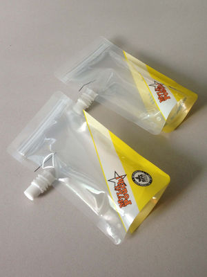 Laminowane woreczki z wylewanymi opakowaniami Torby foliowe na mleko sojowe Stand Up Spout Pouch