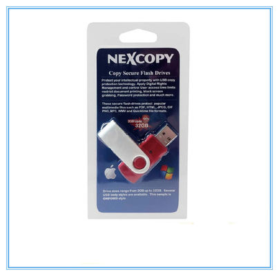 Kolorowe opakowanie z PVC Blister na pojedyncze opakowanie USB