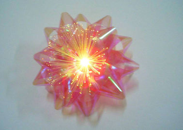3.5Inch Iridescent LED Ribbon Bowin for Gift packaging and Christmas decorations
