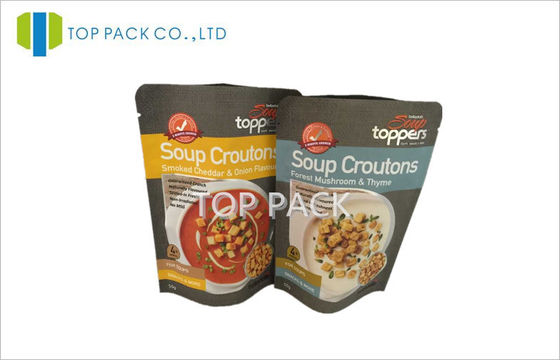 Czarny MOPP / VMPET Drukowanie Stand Up Pouch Packaging for Sandwich