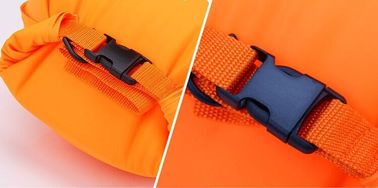 Bright Orange Dry Bag Inflatable Safer Swimmer Buoy For Open Water Swimming