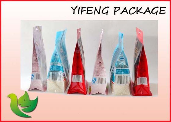 Waterproof Block Flat Bottom Pouch Laminated Plastic Box Pouch Food Grade