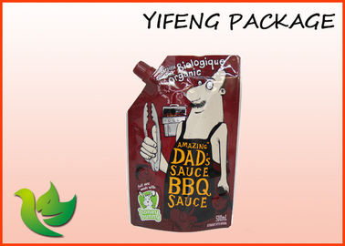 Reusable Aluminum Foil Lined Doypack Pouch With Spout Food Grade Plastic Water Bag