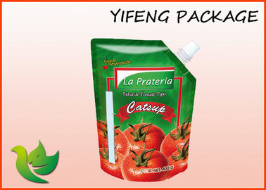 Reusable Aluminum Foil Lined Doypack Pouch With Spout Food Grade Plastic Water Bag