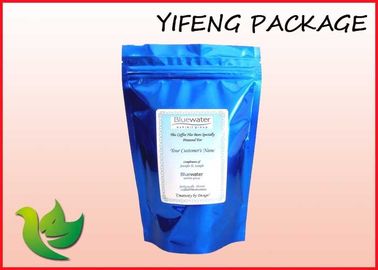 Laminated Resealable Zip Lock Plastic Bags Customized Coffee Packaging Bags