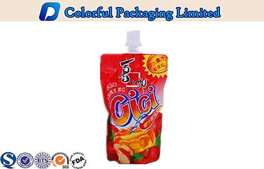 Spout top Resealable Stand up Pouches for apple / banana juice